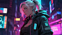 draw cyberpunk illustration style