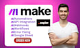 do automation using make com, make com automation, made com