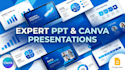 create editable canva presentation and branded slide deck