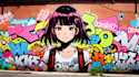 create unique street art graffiti collage