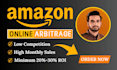 do amazon online arbitrage product research for USA and UK