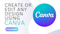 create any design using canva