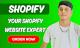 automated shopify store , dropshipping store or shopify website