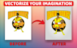 vectorize, redraw, and convert your logo or image into HD vector format