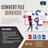 do fast convert PDF to word, docs, excel or any editable format