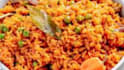do jollof rice and salad