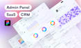 design dashboard, saas, CRM, admin panel ui ux in figma