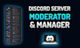 be your discord server moderator