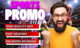 edit sports promo, commercial video for MMA, golf, or any sports