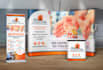 design tradeshow backdrop or counter banner or rollup banner