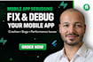 audit fix and debug your mobile app or mvp with german precision