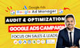 audit and optimize google ads adwords search ads PPC campaigns