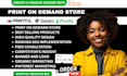 etsy print on demand store setup etsy printify printful etsy seo print on demand