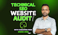 fix and deliver a technical SEO website audit using screaming frog