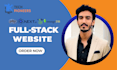 be your full stack developer in node js and nest js