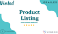 list and draft your product on vinted, grailed or vendoo