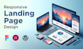 create high converting one page website landing page design