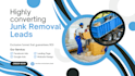 design a dumpster website generate junk removal leads hauling leads
