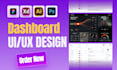 design dashboard UX UI design web app CRM web design in figma