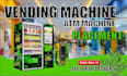 create professional vending machine, atm wrap,racing car wrap,custom wrap design