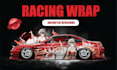 create professional racing car wrap, itasha wrap, bus wrap, truck wrap design