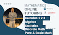 be your online math calculus algebra statistics discrete math trigonometry tutor