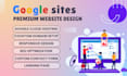 create a professional business website using google sites