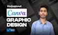 design or redesign anything you need in canva pro