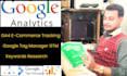 setup google analytics ga4,  GTM tracking and web analytics