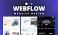 design, develop webflow website, figma to webflow,  webflow animation
