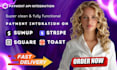 seamless integration for sumup stripe square toast pos payment gateways