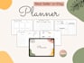 design canva planner template, journal and workbook