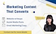 provide email and social media marketing content