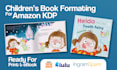do children book and ebook formatting for amazon kindle