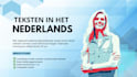 write dutch article, blog, social media post with SEO within 24 hours