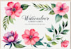 paint a watercolor flower elements for any design