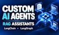 build custom ai agents and rag with langchain and langgraph