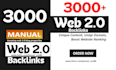 create 3000 web 2 0 backlinks