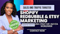etsy shopify marketing etsy shopify traffic redbubble promotion teespring