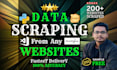 do python based web scraping, google maps data scraping and scraper script
