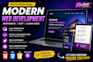 develop professional website  with custom features