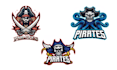 create high quality mascot skull pirates logo