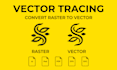 remake, redesign existing logo, image into vector tracing with high quality