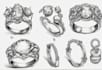 do a quick jewelry sketch design your concept