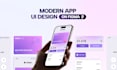 deliver a minimal and polished mobile application UI