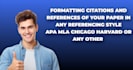 add citations and references to your document apa mla chicago