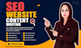 be writing your SEO website content and copywriting