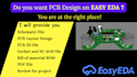 design pcb and schematic in easy eda