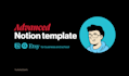 build an advanced notion template in 24 hours