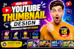 design the best youtube thumbnail